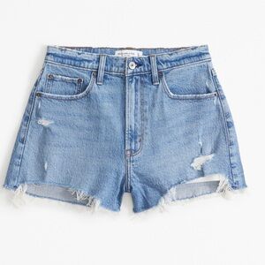 A&F Mom Short High Rise Jean Shorts Curve Love